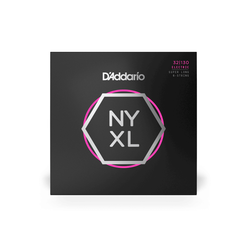 Набор струн D'ADDARIO NYXL32130SL NYXL BASS REGULAR LIGHT 6-STRING / Super Long Scale (32-130)